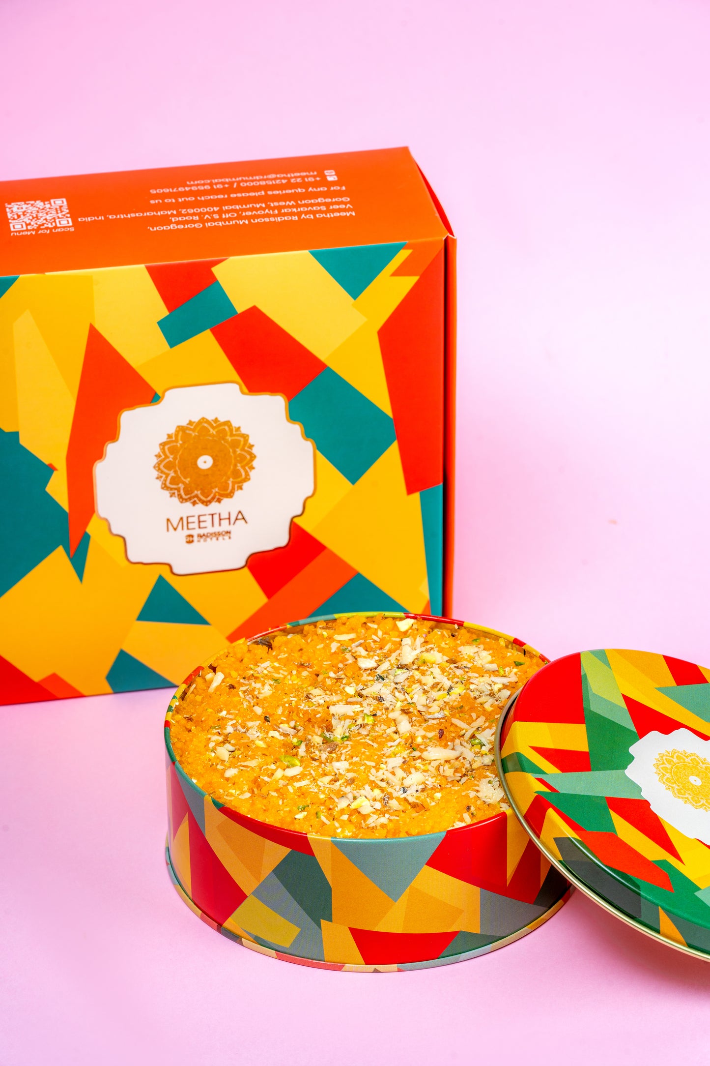 Motichoor Cheese Cake